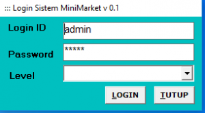 login minimarket ade